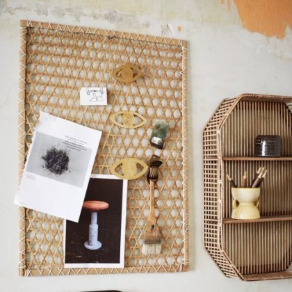 Tableau mural en bambou