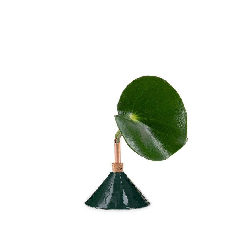 Soliflore en porcelaine Vert forêt - Medium