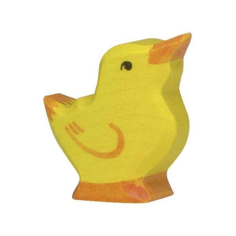 Figurine en bois Poussin-Holztiger