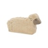 Figurine en bois Mouton allongé-Holztiger
