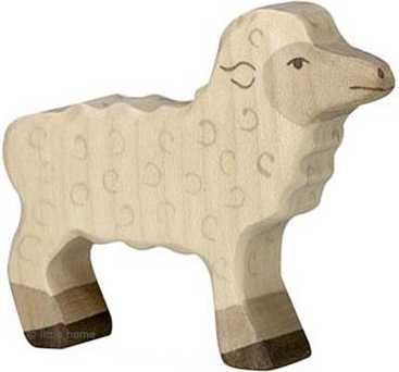 Figurine en bois Agneau-Holztiger