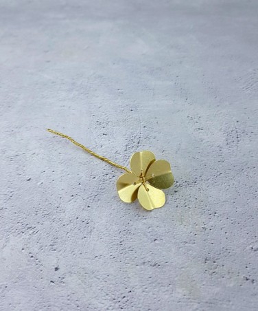 Trèfle à 4 feuilles - Laiton