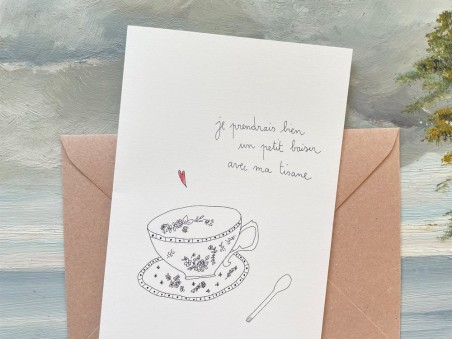 Carte double - Tisane