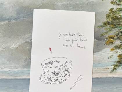 Carte double - Tisane