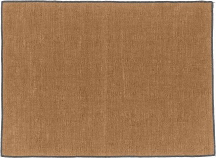 Set de table en lin enduit - Tabac