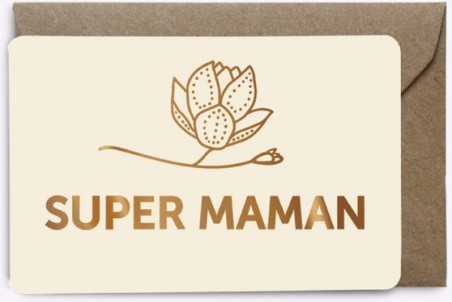 Mini-carte Super maman - Magnolia