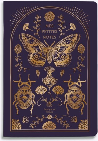 Carnet ligné - Scarabée