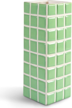 Vase mosaïque - Vert