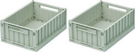 Set de 2 petites cagettes Weston - Vert clair