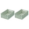 Set de 2 petites cagettes Weston - Vert clair