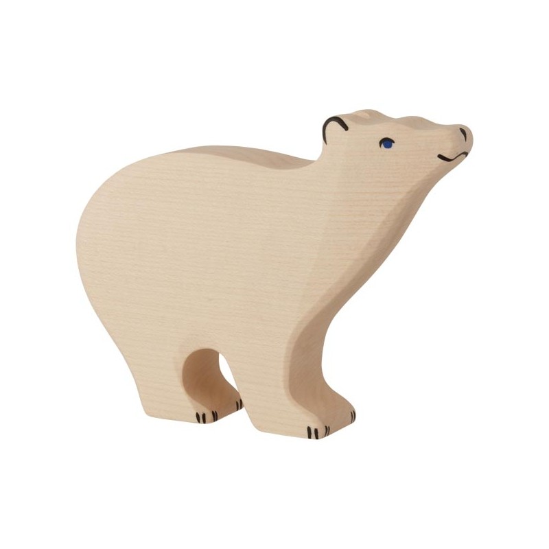 Figurine en bois - Ours polaire
