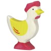 Figurine en bois Poule jaune - Holztiger